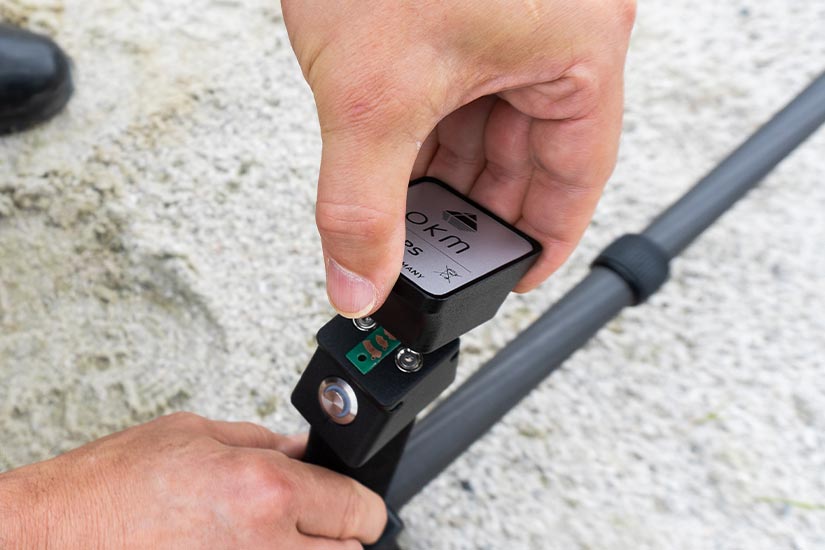 Ground Scanner with removable GPS Receiver