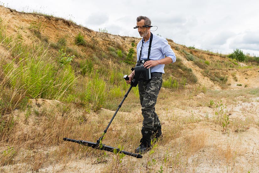 Professional detector operating mode 3D Ground Scan