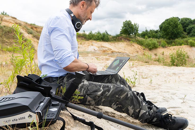 Ground scan analysis with detector software